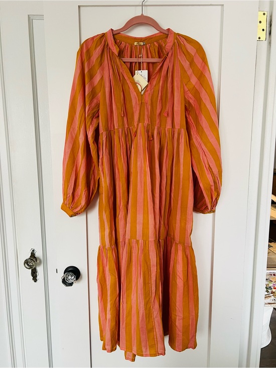 Matta Dresses & Skirts - Matta Jaya Riviera midi dress in peach and pink. Size S. Brand new.